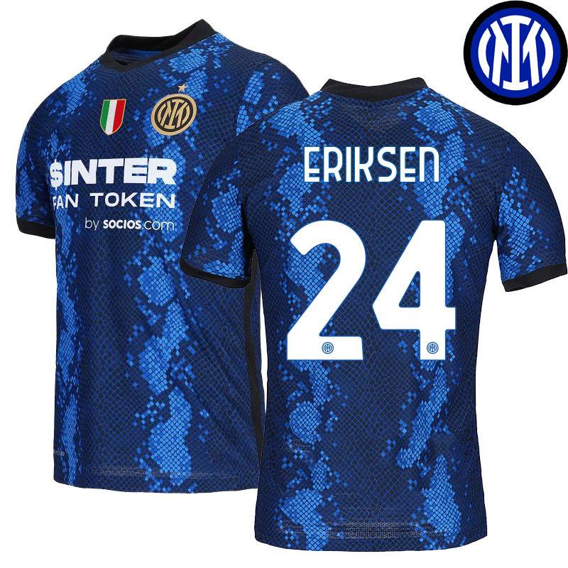 SY3 21-22 Inter Milan F.C. Áo thun bóng đá Áo De Vrij Dzeko Barella Eriksen Áo bóng đá sân nhà Plus Size Unis