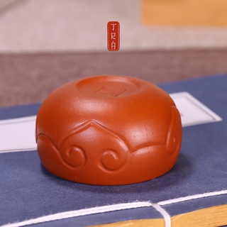 Ly uống trà, chén trà tử sa như ý cao cấp, dáng tròn, kích thước 7x3.6cm, dung tích 70ml