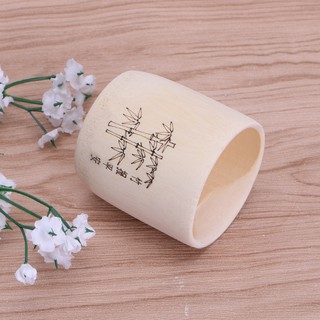 Cốc uống nước bằng gỗ tre tự nhiên