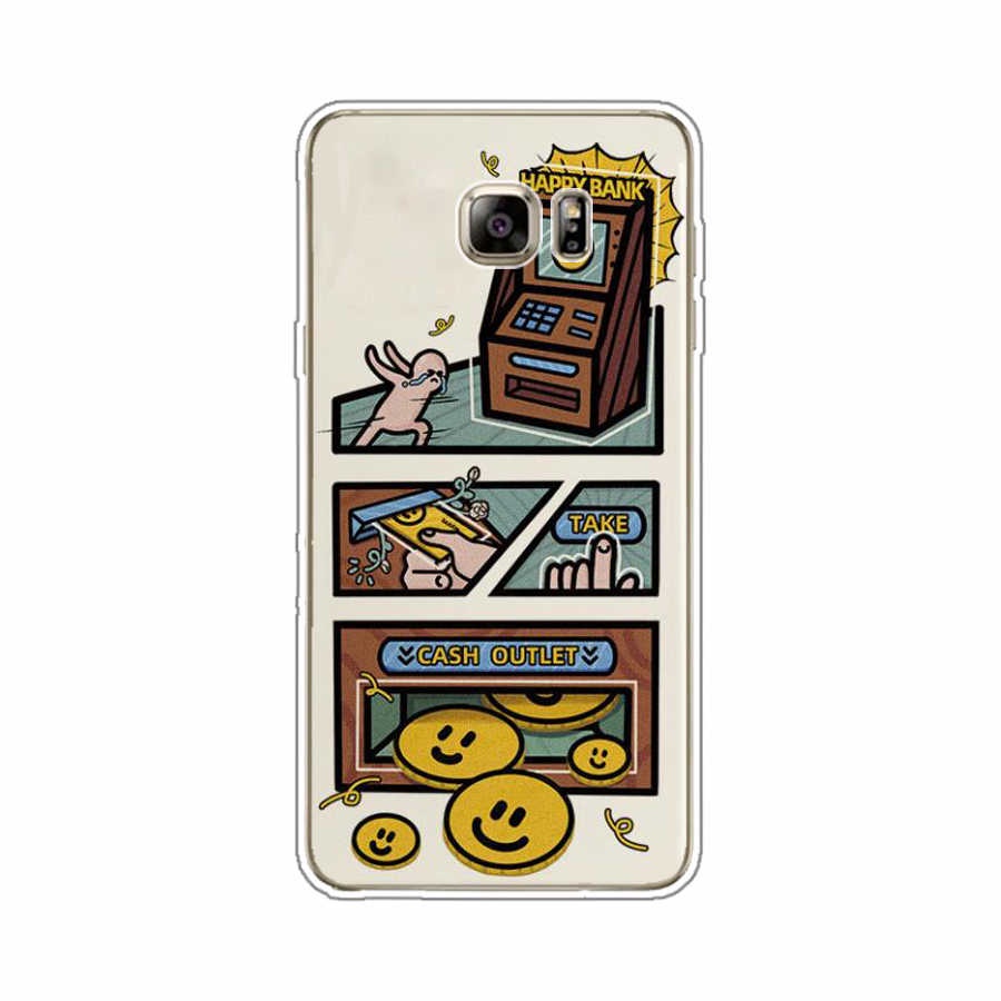 Ốp Điện Thoại TPU Dẻo In Họa Tiết Độc Đáo Thời Trang Cho Samsung Galaxy note 4 5 8
