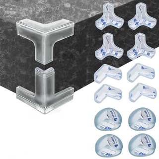 1 Miếng Bọc Cạnh Bàn Bằng Silicon Mềm Trong Suốt Chống Va Chạm Bảo Vệ An Toàn Cho Bé