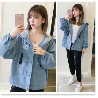 Áo khoác kaki nữ xịn xò siêu duyên dáng cho các bạn trẻ NAM LEE STORE