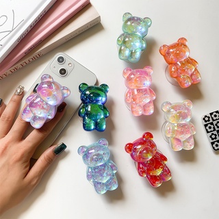Giá Đỡ Điện Thoại Hình Chú Gấu Màu Trơn Dễ Thương