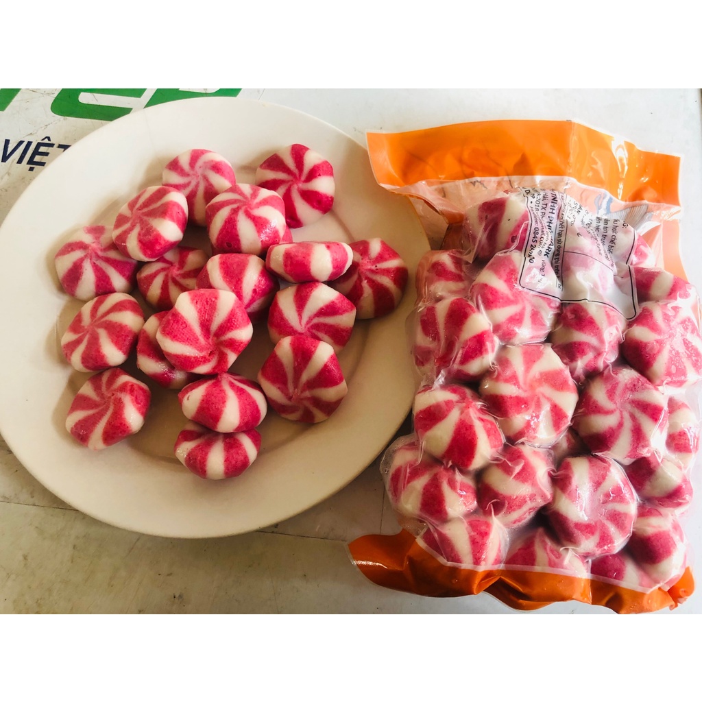 viên hải sản nhân phô mai trứng muối phú mark  gói 100gr hàng loại 1