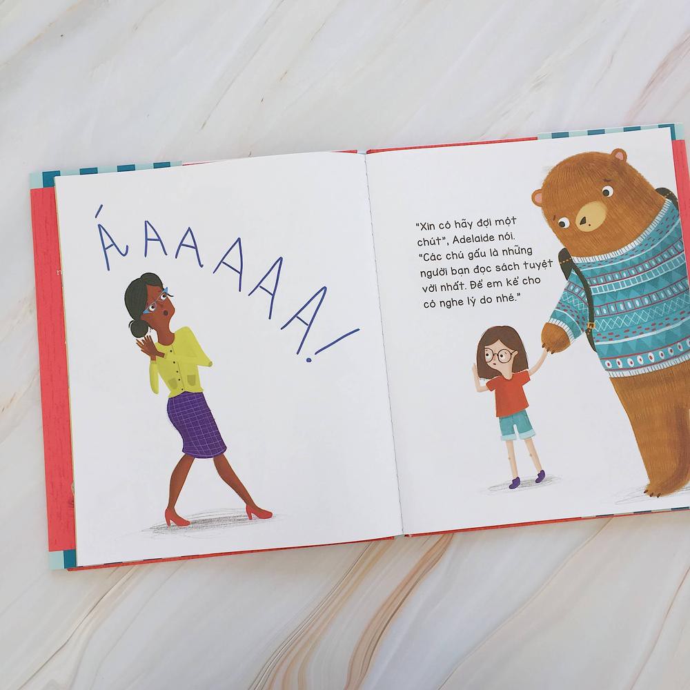 Ảnh Sách - Gấu là bạn đọc tuyệt vời nhất - Crabit Kidbooks - cho bé từ 4 tuổi 1