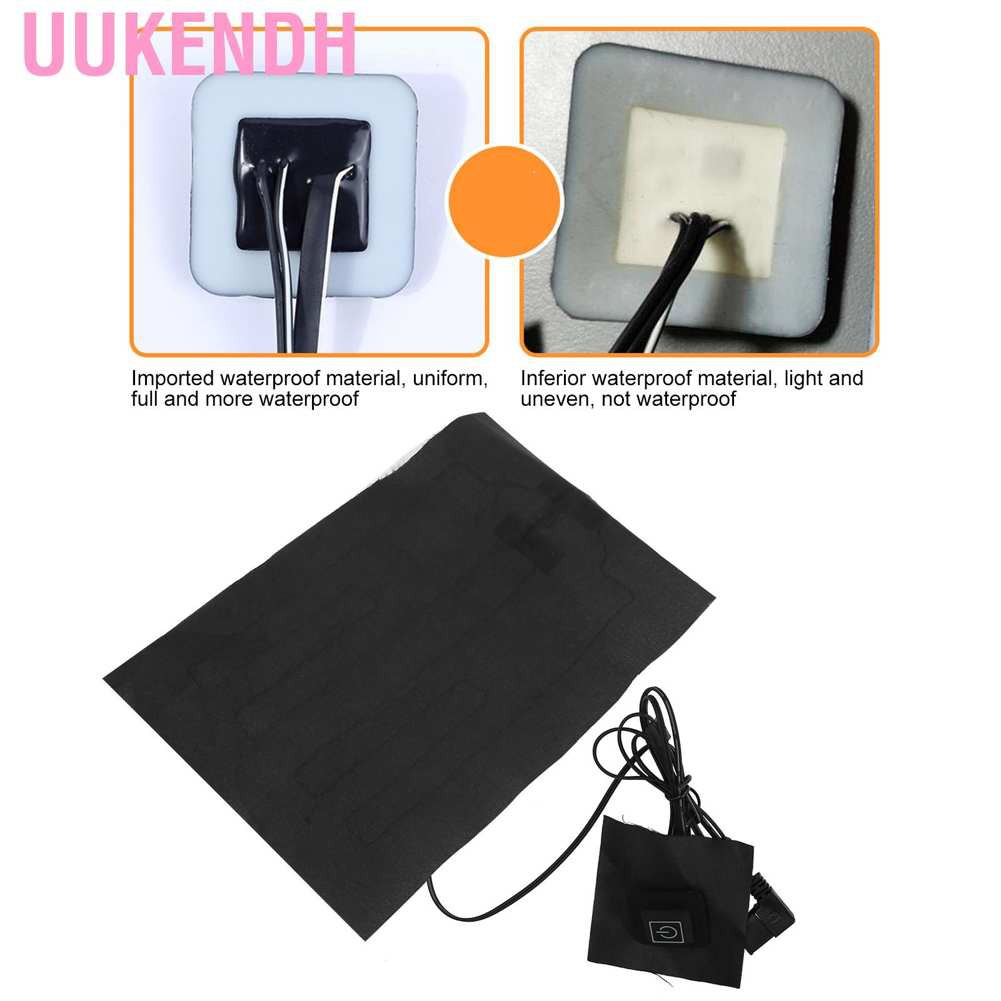 Uukendh [Uukendh]Tấm hệ thống USB có điều chỉnh nhiệt độ gắn vào quần áo tiện lợi
