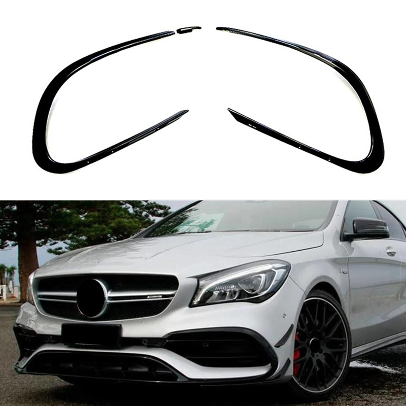 Cản Trước Ô Tô Bên Sương Mù Bộ Chia Spoiler Cho CLA Class W117 C117 CLA45 CLA200 CLA220 2016-2018