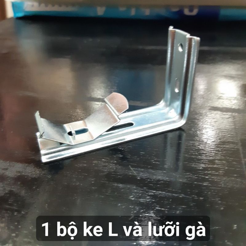 [PHỤ KIỆN RÈM] Bộ phụ kiện treo rèm cuốn, rèm lá dọc gồm ke L và lưỡi ...