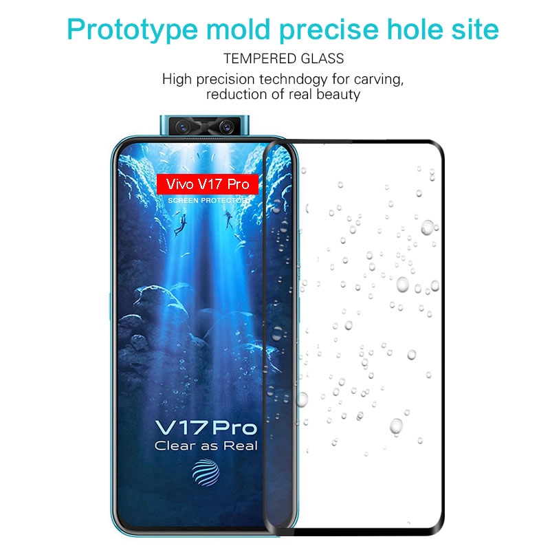 Kính cường lực Vivo Y20 Y20i Y30 Chất lượng cao Vivo Y 30 Y50 V19 V17 V15 S1 Pro Y15 2020 Y19 Y12 Y11 V20 SEScreen Protector Kính bảo vệ FIlm