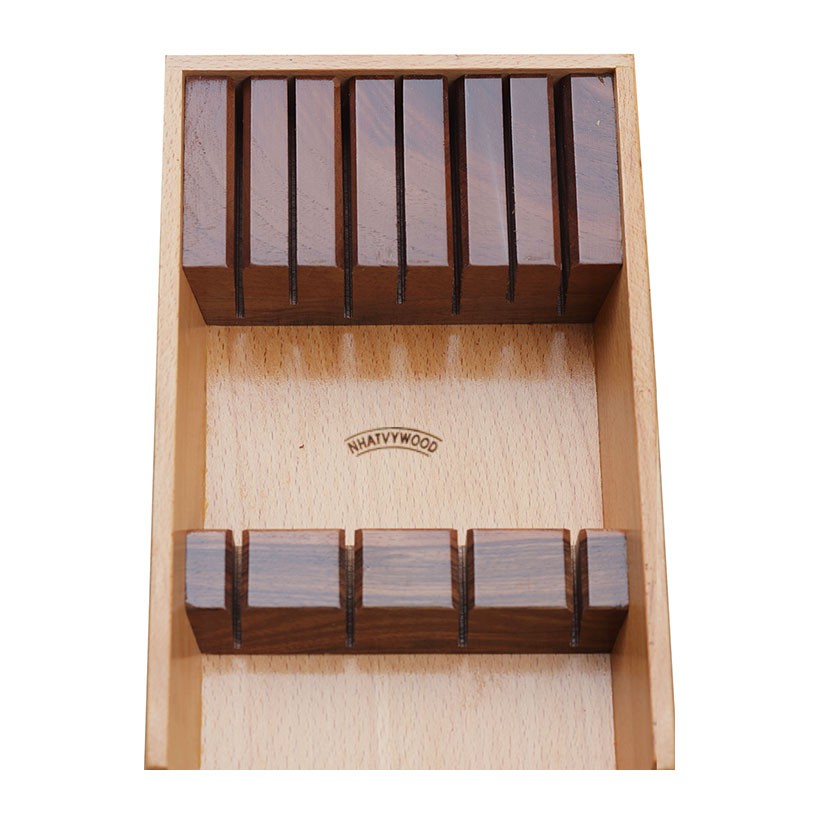 Hộp đựng dao kéo nhà bếp, khay đựng dao nhà bếp tiện ích, đồ để dao Nhatvywood KB02