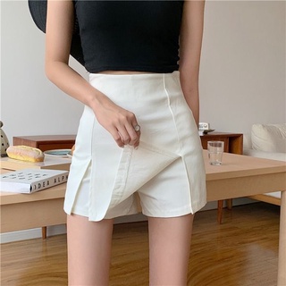 Phiên Bản Hàn Quốc Size Lớn Váy Đen Nữ Mùa Hè Gợi Cảm Cắt Quần Váy Không Đều Cao Cấp Ôm Hơn Nhìn Váy Ngắn