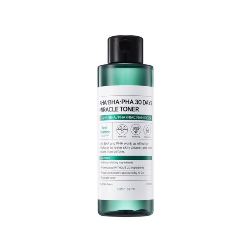 Toner Some By Me AHA BHA PHA Tràm trà 30 days Miracle 150ml | Shopee ...