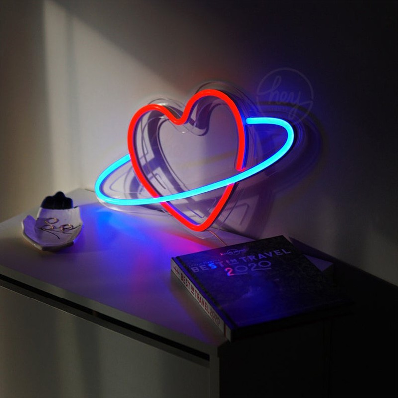 Đèn Trang Trí Led Neon Sign Hình Trái Tim