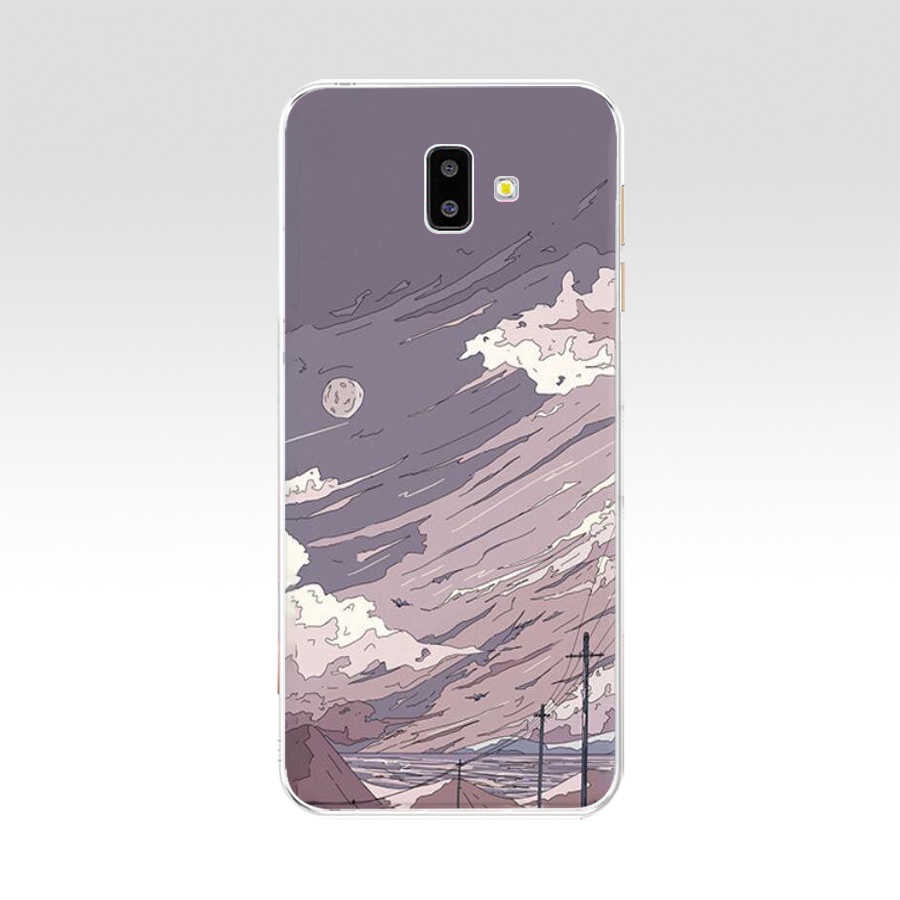 Ốp Điện Thoại TPU Dẻo In Họa Tiết Độc Đáo Thời Trang Cho Samsung Galaxy j6 2018 plus j7 2015 j7 2016 j7 pro 2017