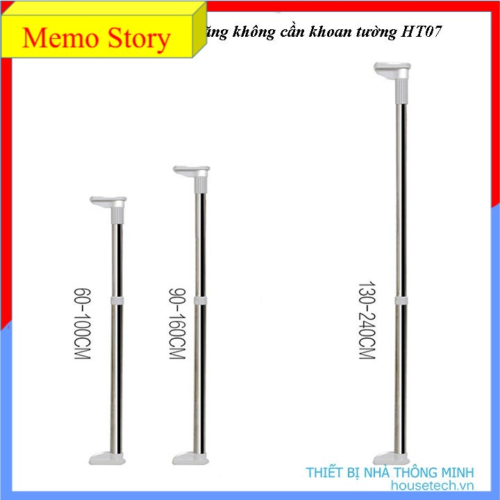 Thanh treo đa năng không cần khoan tường | Thanh treo Inox | Thanh ...