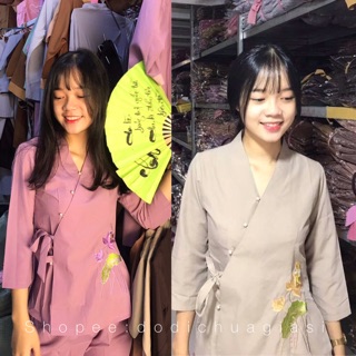 Sen Nơ Nữ # Quần Áo Nữ Đi Chùa