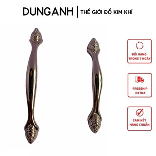 Tay nắm cửa tủ hoạ tiết lá, chấm bi - Kim Khí Dung Anh