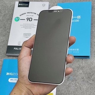 Cường lực KUZOOM chống nhìn trộm, chống vân tay 2in1 cho iphone 15/14/13/12/pro/plus/promax