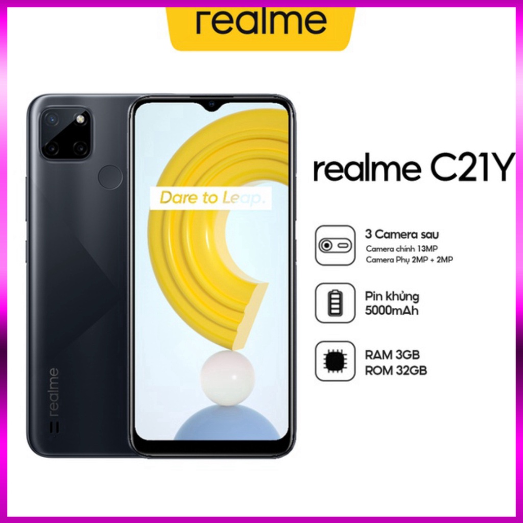 Điện Thoại Realme C21Y (3GB/32GB) - Hàng Chính Hãng | Shopee Việt Nam