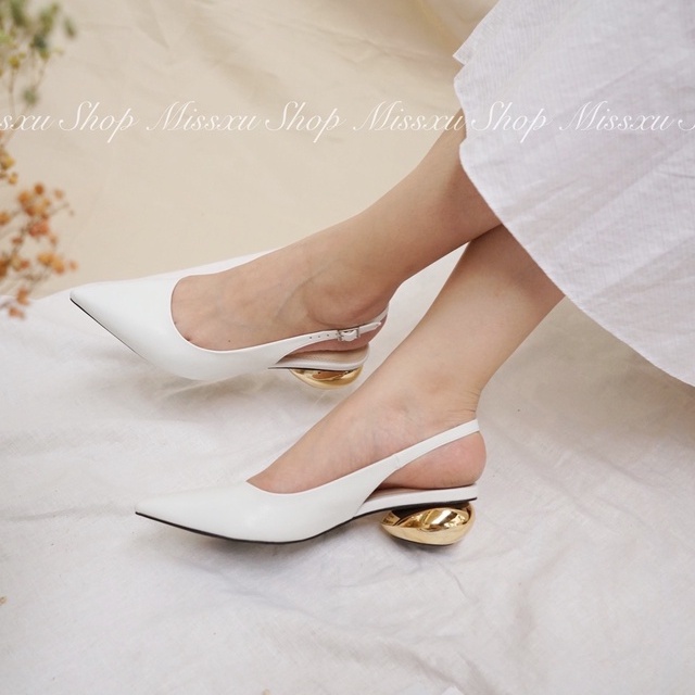 Giày cao gót nữ MYSS mũi nhọn gót giọt nước 3cm thời trang - CG111