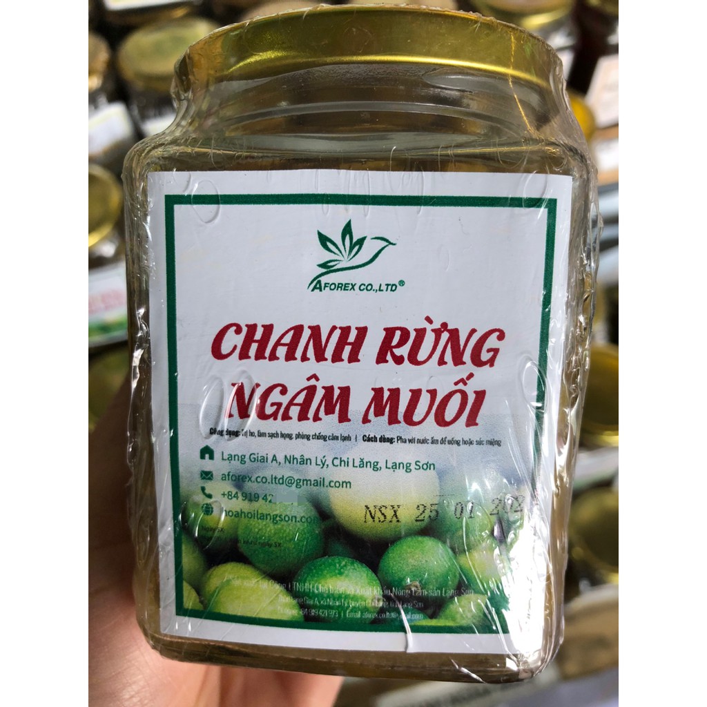 Chanh Rừng Ngâm Muối - Giảm Ho Ấm Họng, Chanh Rừng Mẫu Sơn Lạng Sơn ...
