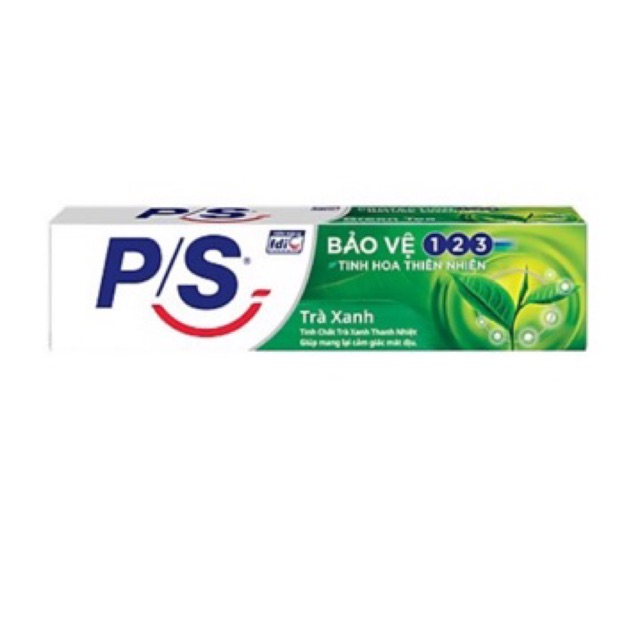 KEM ĐÁNH RĂNG PS trà xanh hộp 180g / 230gr tặng