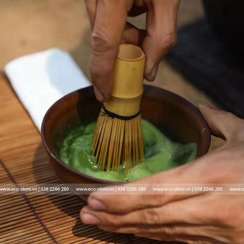 Chổi Đánh Trà Matcha Chasen ONGTRE - Chổi Tre Pha Matcha, Dụng Cụ Trà Đạo Nhật Bản, Matcha Whisk Cao Cấp, Phụ Kiện Trà