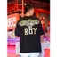 Áo thun Stee Ánh kim Vàng EAGLE BOY Unisex