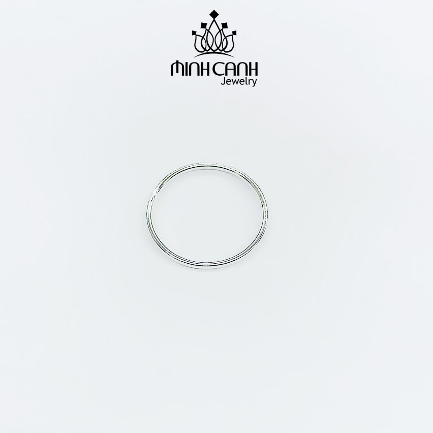 Ảnh Nhẫn Bạc Nữ Minh Canh Jewelry - Tròn Trơn Mảnh 2