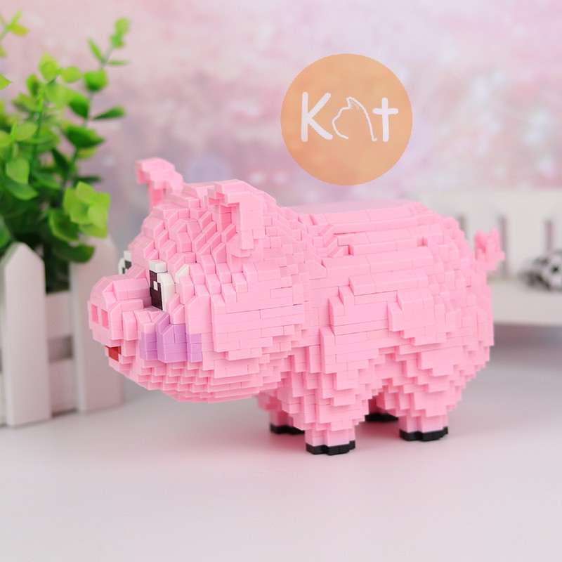 Nanoblock pig store