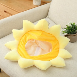 Vipdeal1 Mũ Trùm Đầu Hình Hoa Hướng Dương Nhồi Bông Màu Vàng Vui Nhộn Giữ Ấm Tai Hóa Trang Kỳ Nghỉ