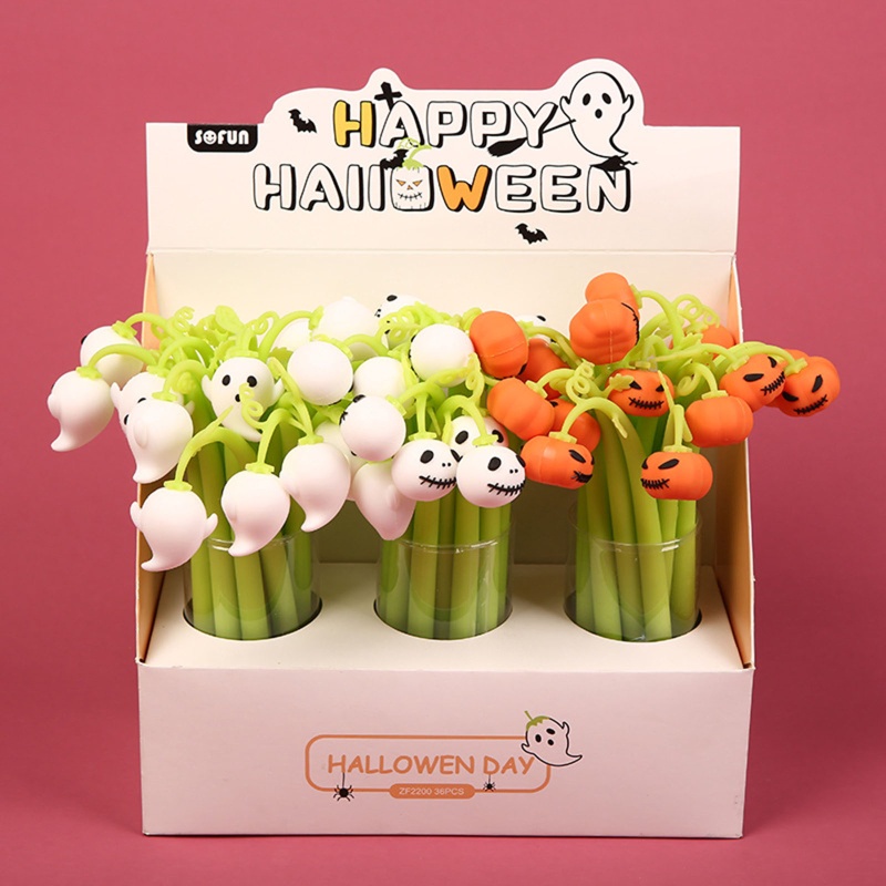 Cinna Lovely 0 5mm Bút Gel Chủ đề Halloween Viết mượt mà để ghi chú đi học 6x
