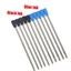 VVDZA 10 Cái / lốc 0.5 Mm Bút Bi Nạp Lại Đồ Dùng Viết Nóng Kim Loại Văn Phòng