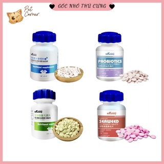 [180 viên] Vitamin cho chó mèo Borammy bổ sung Nguyên tố vi lượng, Canxi, Men tiêu hóa, Giải độc cho thú cưng
