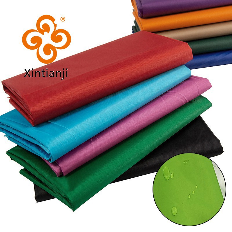 210T Polyester Vải Phủ Chống Thấm Nước 100 * 150cm Vải Bền Để Làm Ô Và Rèm DIY Craft TJ1156
