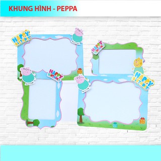 (6 MẪU)KHUNG HÌNH GIẤY CHỦ ĐỀ BÉ GÁI - SET 4 KHUNG