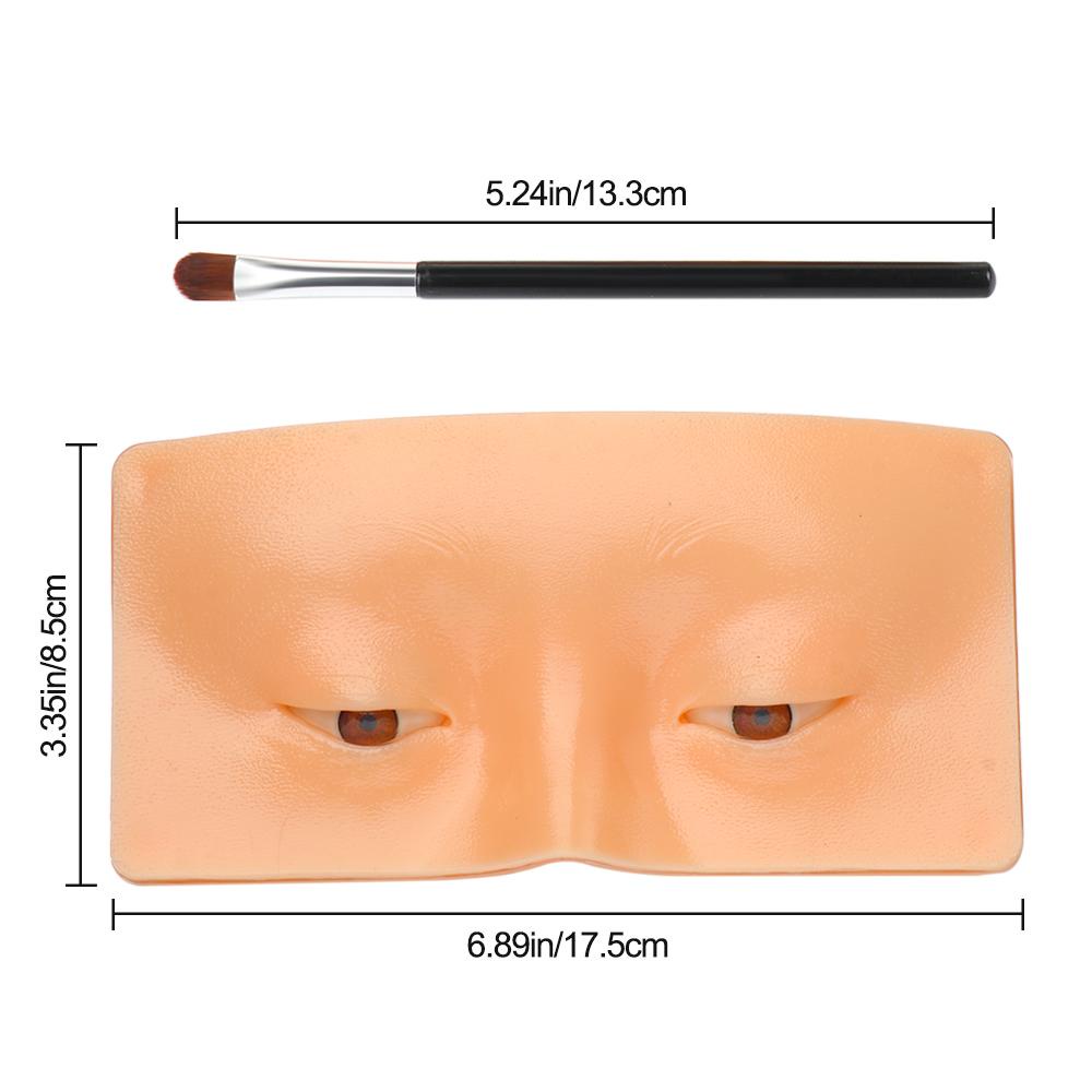 Jigk Để Thực Hành Silicone Trang Điểm Cho Mặt Mắt Tranh Trang Điểm Thực Hành Trang Điểm Da Trang Điểm Ban Đào Tạo