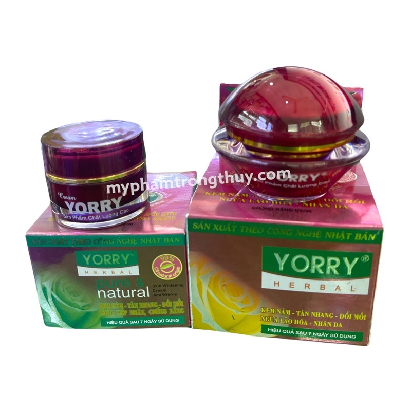 Kem YORRY Nám Tàn Nhang Đồi Mồi