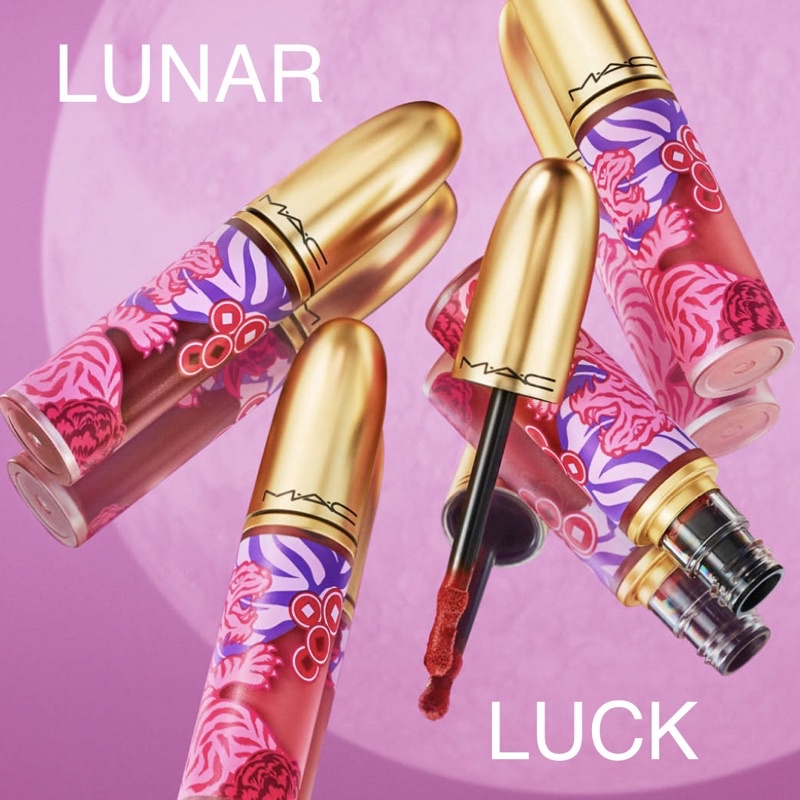 MAC Lunar Luck 2022 Powder Kiss Liquid Lipcolour “LuckBeALotus