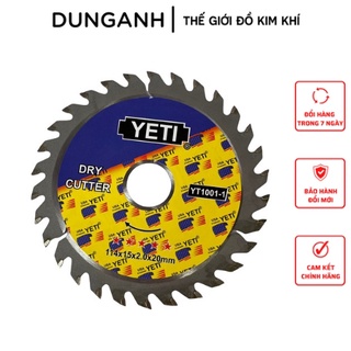 Lưỡi cưa gỗ Kim Khí Dung Anh, lưỡi cắt gỗ 100mm Yeti
