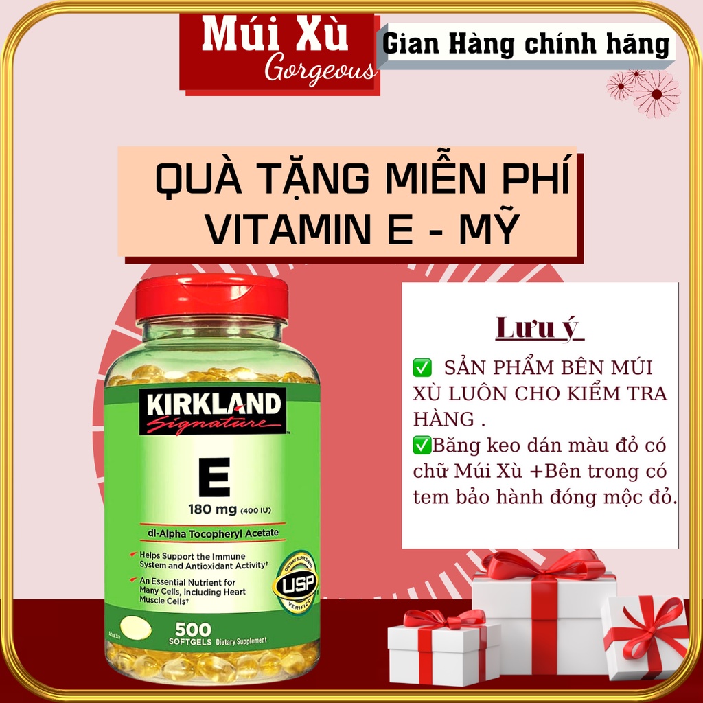  qua tang mien phi khong ban vien uong vitamin e kirkland signature vitamin e 400 my