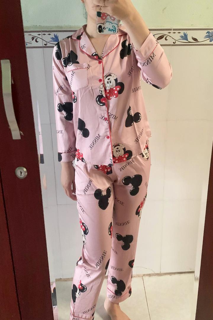 Bộ Pijama nhung thô LV