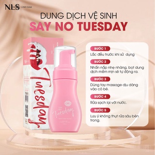 {CHÍNH HÃNG}Dung dịch vệ sinh SAYNO TUESDAY NLS làm sạch bảo vệ vùng kín 150ml Hiền Lê