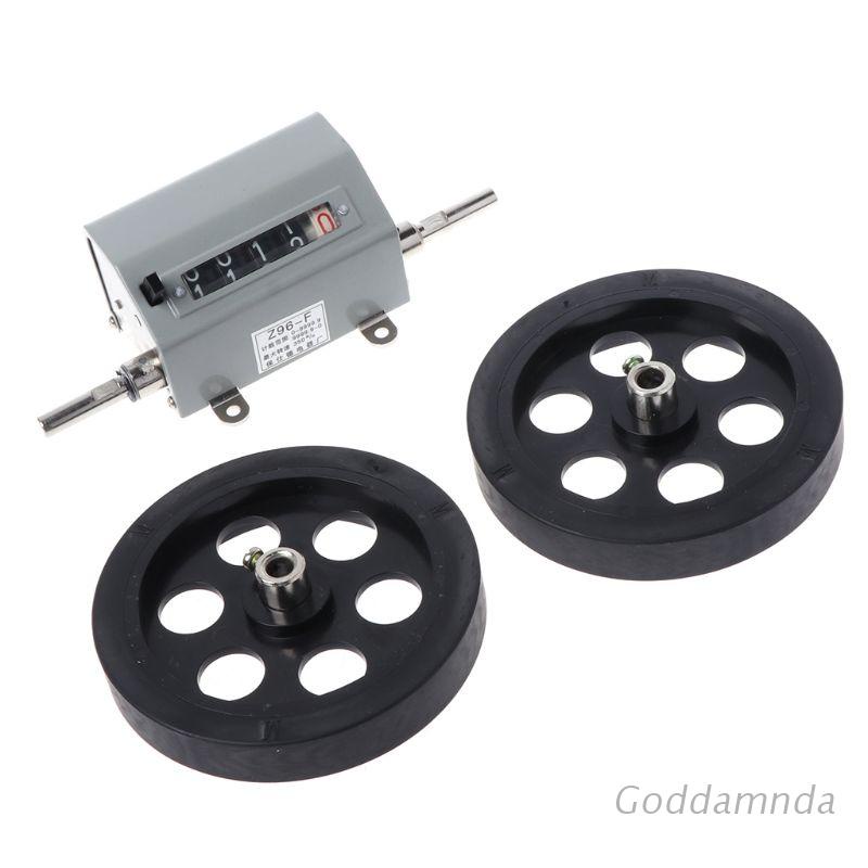 Bộ đếm chiều dài khoảng cách cơ học Z96-F hai bánh lăn 0-9999.9m