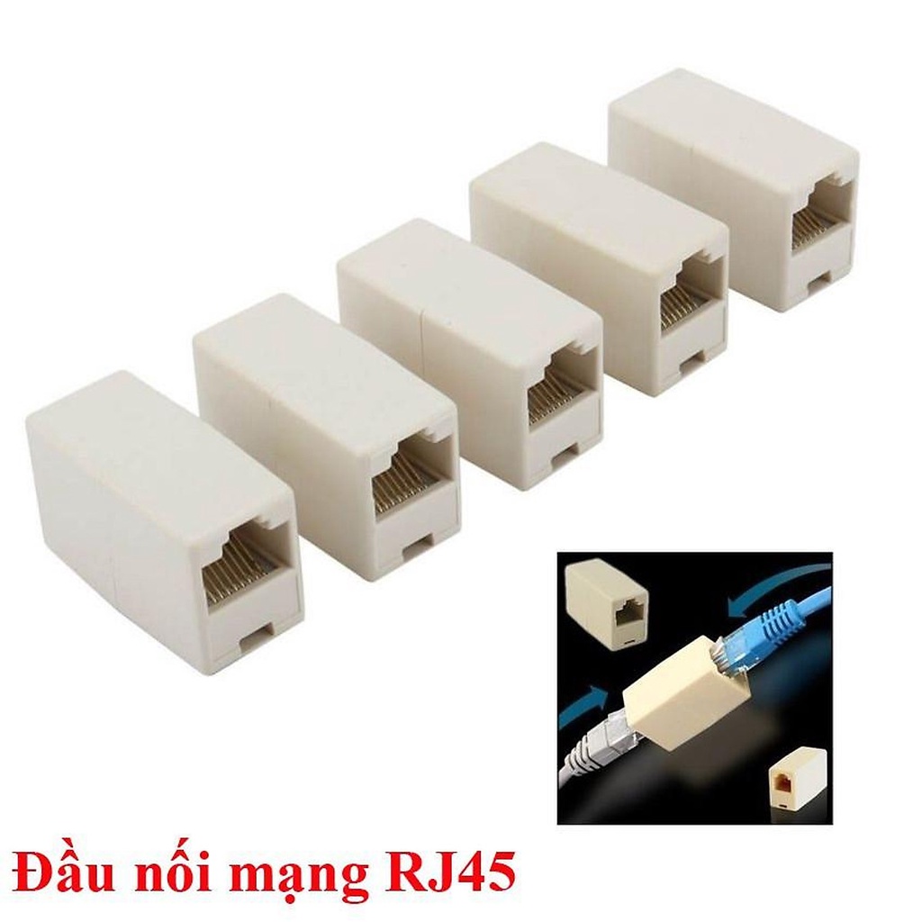Đầu nối dây cáp mạng Internet / LAN chuẩn RJ45 (1 ra 1) | Shopee Việt Nam