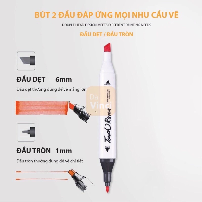 Marker Touch Raven | Shopee Việt Nam