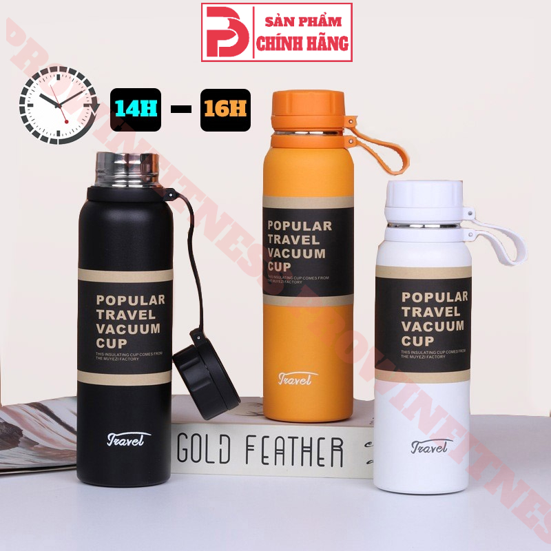 Ảnh Bình giữ nhiệt đựng nước trong tập luyện thể thao văn phòng Prowin chất liệu inox 304 an toàn tiện lợi 2