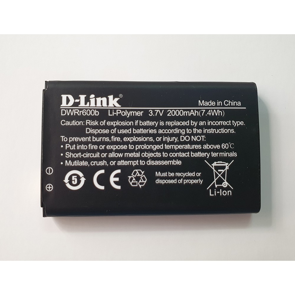Pin 2000mAh dành cho bộ phát 4G Dlink 932C (mã pin DWRr600b) Shopee