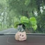 Mô hình chậu lá sen mini bày bàn làm việc, tủ sách, taplo ô tô, tiểu cảnh