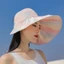 PCF * Mặt trời rỗng vành lớn thời trang để bảo vệ mũ phải có vật phẩm cho mùa xuân